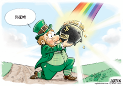 FDIC INSURED LUCKY LEPRECHAUN  by R.J. Matson