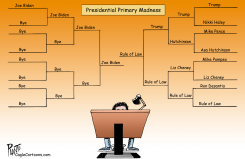 PRESIDENTIAL PRIMARY MADNESS BRACKET by Bruce Plante