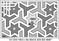 DANDO VUELTA EN LAS ESQUINAS DE IRAQ by R.J. Matson