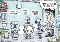 OFFICE BRACKET POOL by Joe Heller