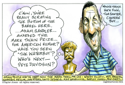 ADAM SANDLER WINS THE MARK TWAIN PRIZE by Taylor Jones