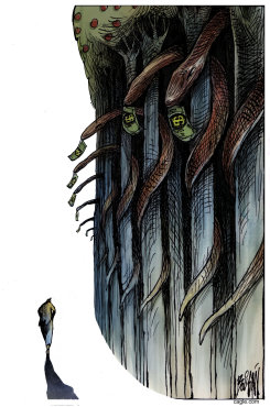 THE PATH OF THE HONEST POLITICIAN by Angel Boligan