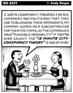 CONSPIRACY THEORY WRITERS by Andy Singer