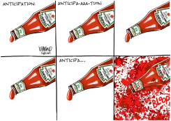WILL TRUMP'S PAST KETCHUP WITH HIM by Dave Whamond