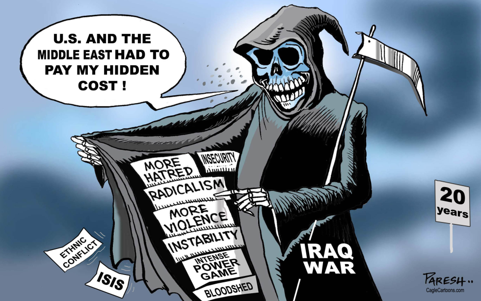 IRAQ WAR HIDDEN COST by Paresh Nath