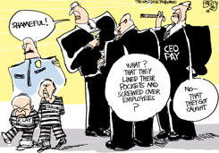 ENRON CROOKS by Pat Bagley