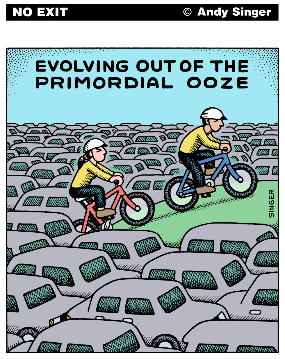 Bikes Evolving out of Ooze