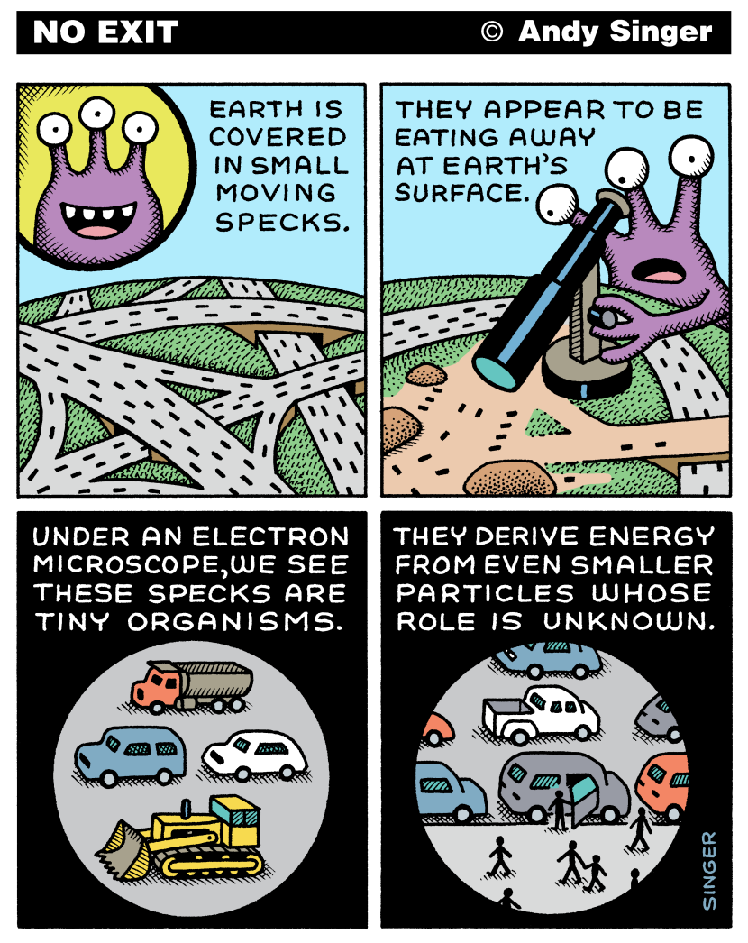 Aliens Look At Cars