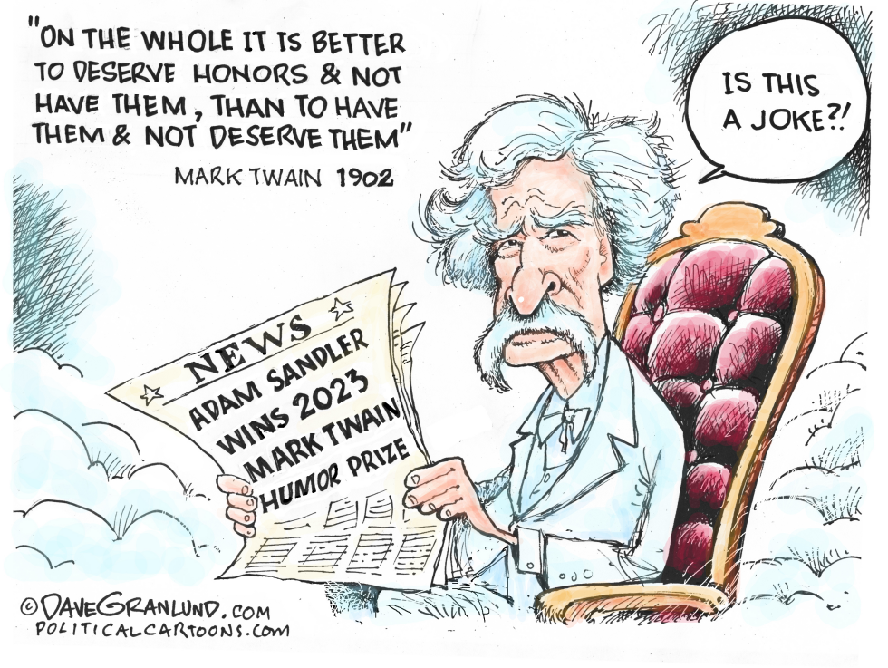 Adam Sandler and Mark Twain prize