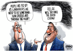 ACTION ON GUN DEATHS by Dave Whamond