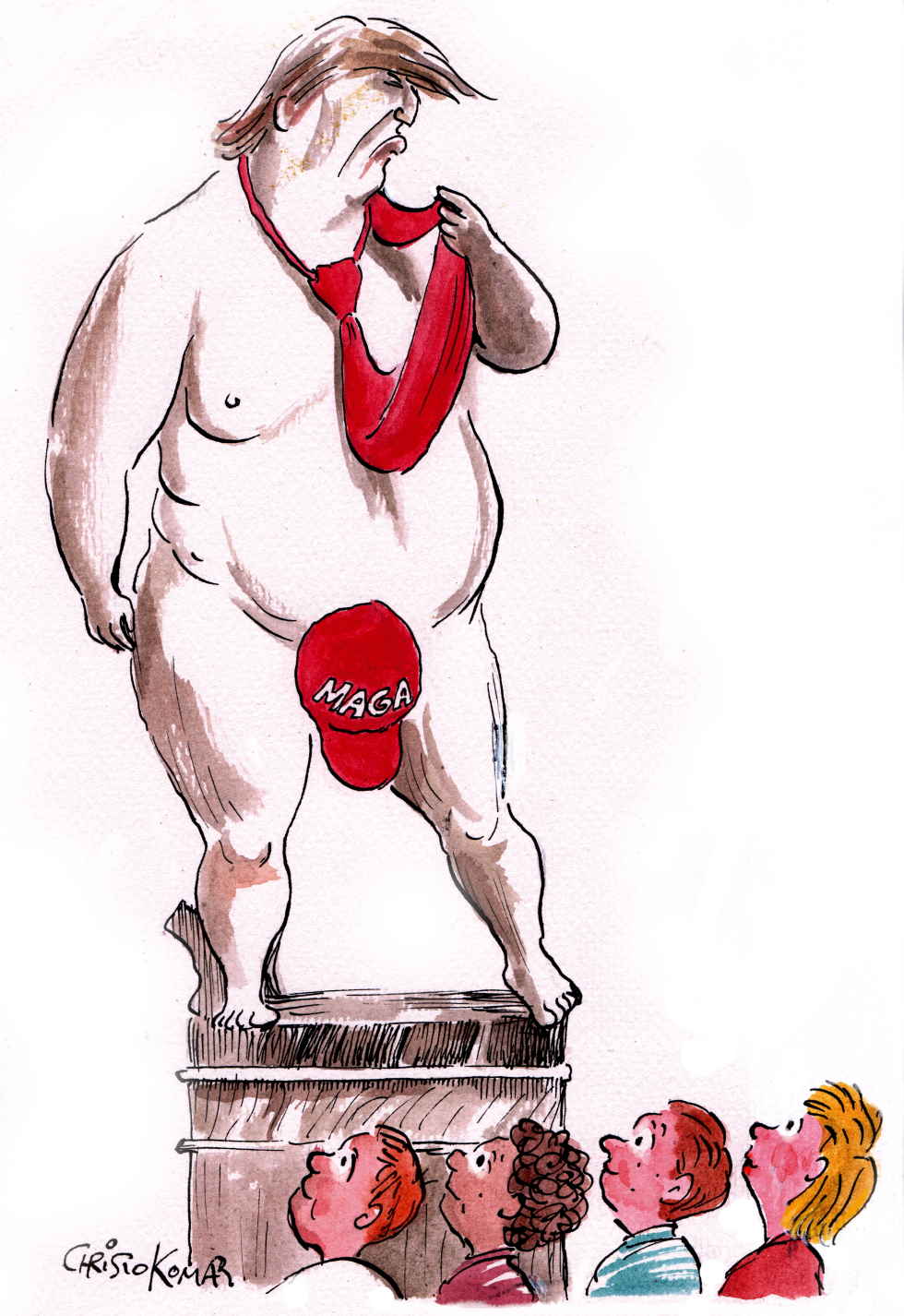 Trump as David