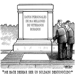 ROBO DE DATOS PERSONALES DE LOS VETERANOS by R.J. Matson