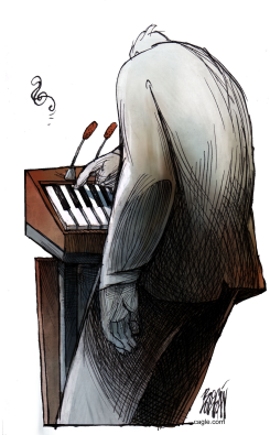 THE NOTE OF THE DAY by Angel Boligan
