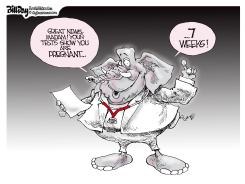 6 WEEK ABORTION BAN by Bill Day