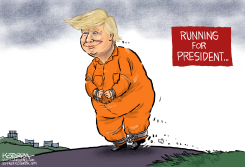 RUNNING FOR PRESIDENT  by Jeff Koterba