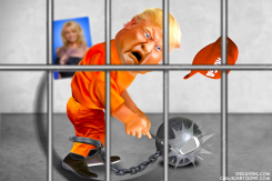 TRUMP INDICTED by Bart van Leeuwen