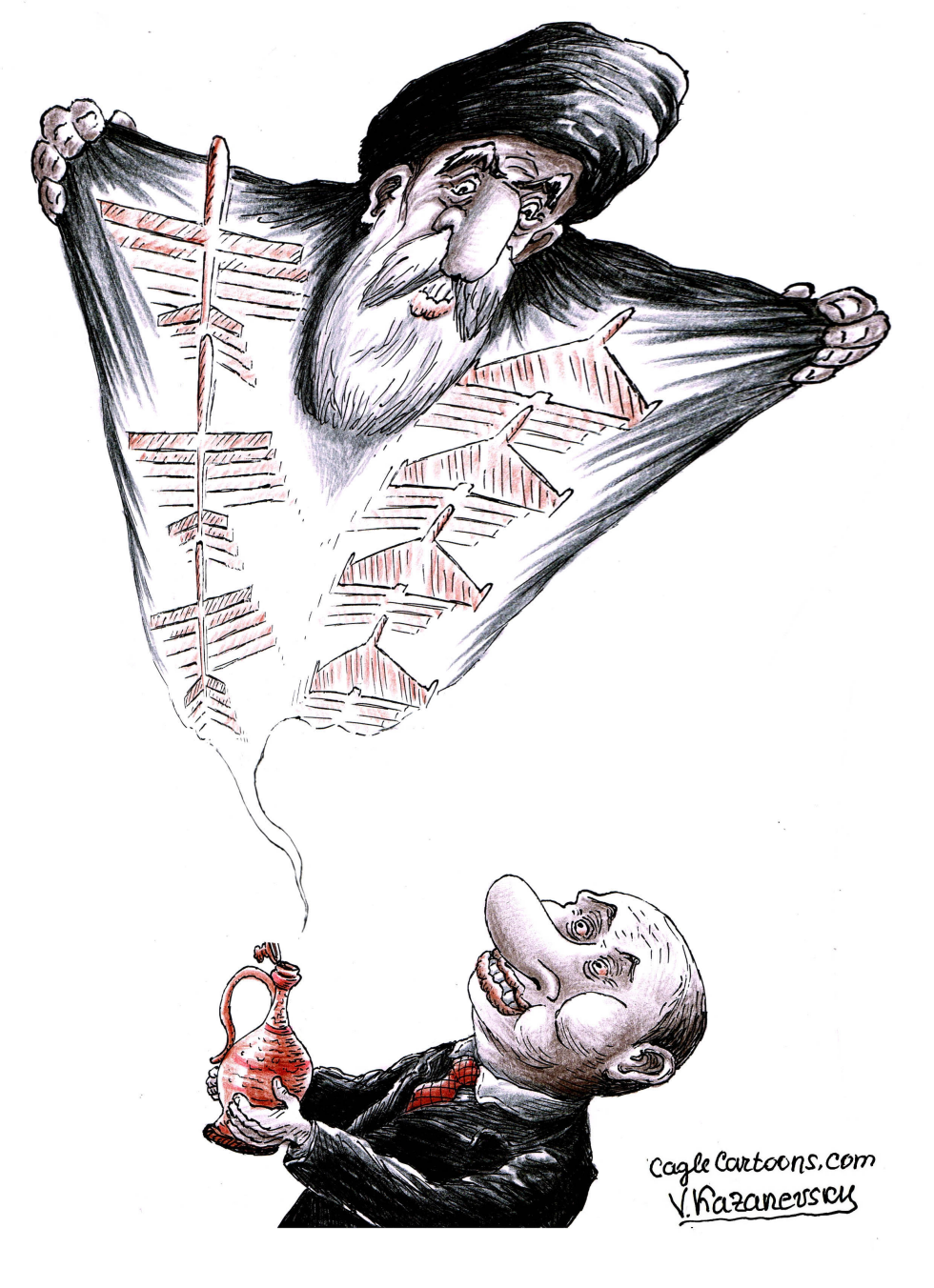 Iranian secret aid to Russia in the war