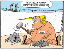 TRUMP IN PRISON by Bob Englehart