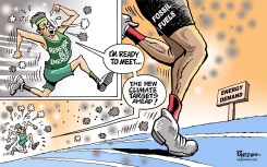 GREEN ENERGY FAR BEHIND by Paresh Nath