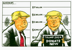 TRUMP MUG SHOT by Jimmy Margulies