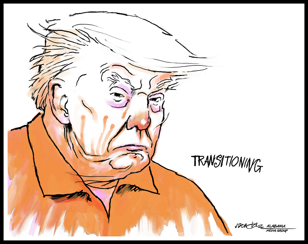 Trump Orange Jumpsuit Man