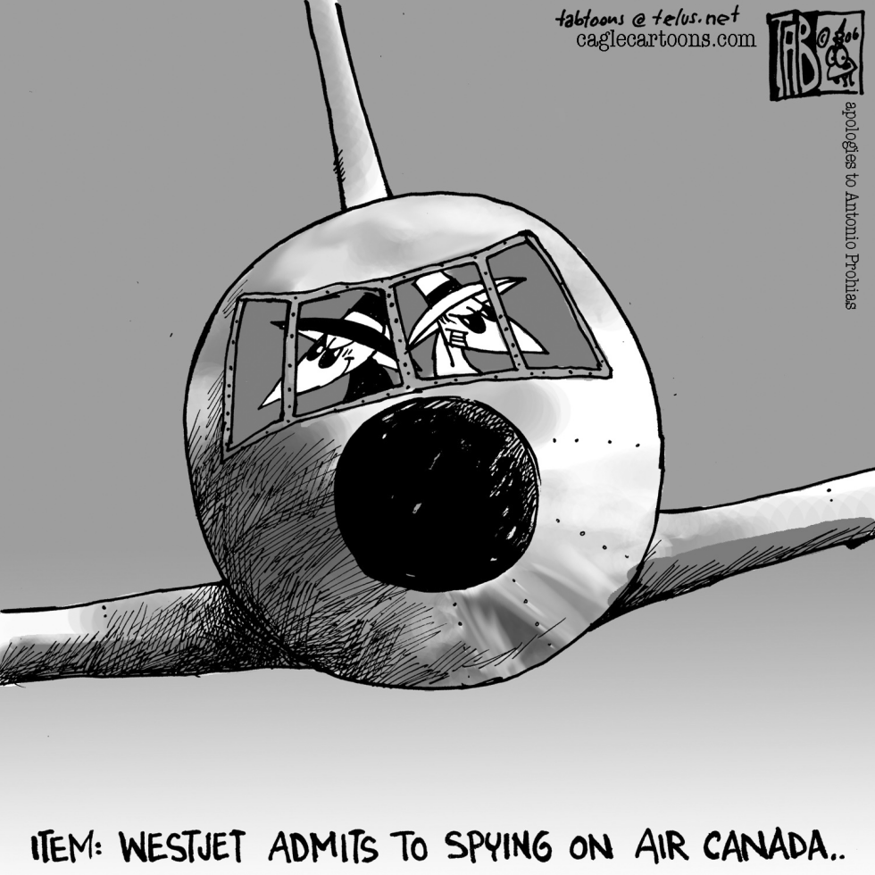 CANADA Westjet Spies