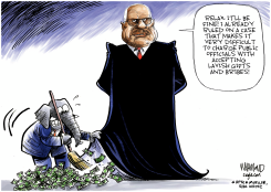 CLARENCE THOMAS GIFTS by Dave Whamond