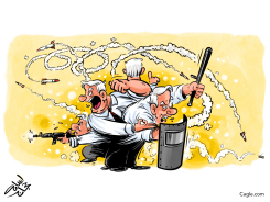 NETANYAHU LOSING CONTROL by Osama Hajjaj