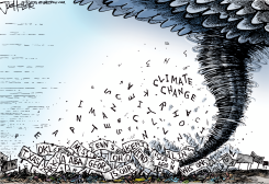 CLIMATE TORNADO by Joe Heller