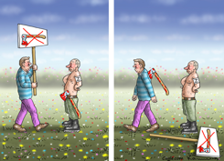 PEACE MARCH by Marian Kamensky