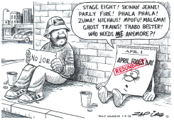 APRIL FOOLS DAY by Zapiro