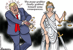 TRUMP JUSTICE GRAB by Steve Greenberg