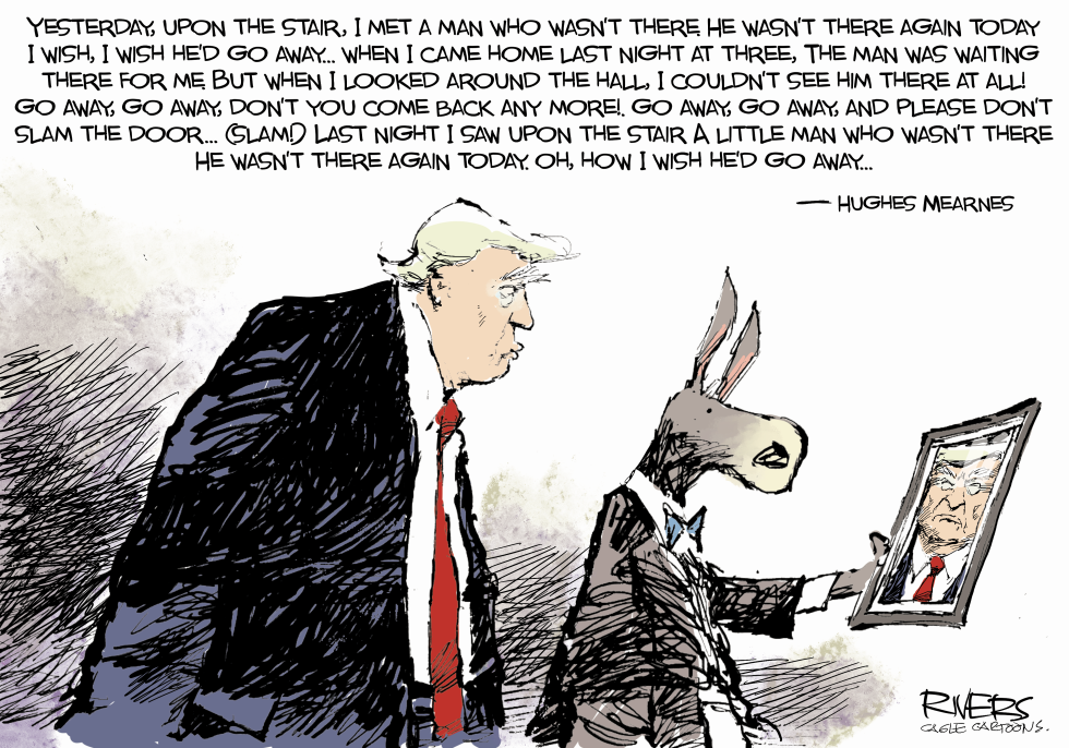 Trump still there