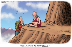 DALAI LAMA'S TONGUE by Rick McKee