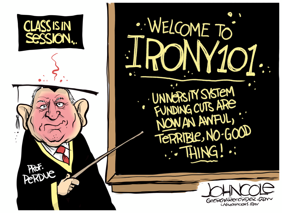 GEORGIA Sonny Perdue and university budget cuts