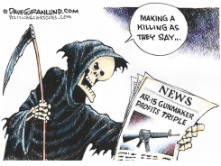 AR15 GUNMAKER PROFITS by Dave Granlund