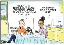 AMERICAN PEACE ACCORD by Christopher Weyant