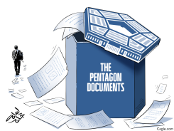 THE PENTAGON DOCUMENTS by Osama Hajjaj