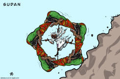 MILITARY-COUPS-CYCLE IN SUDAN  by Emad Hajjaj