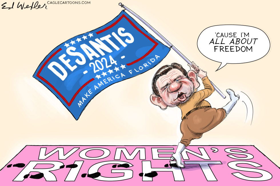 Desantis Walks On Womens Rights