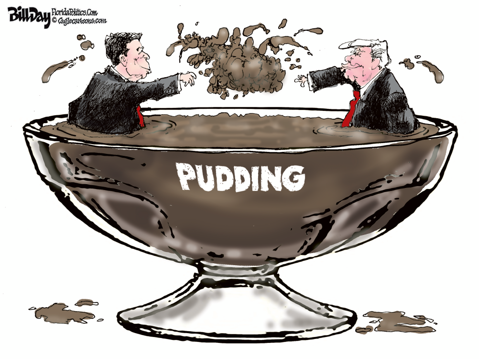 Trump/DeSantis Pudding Fight