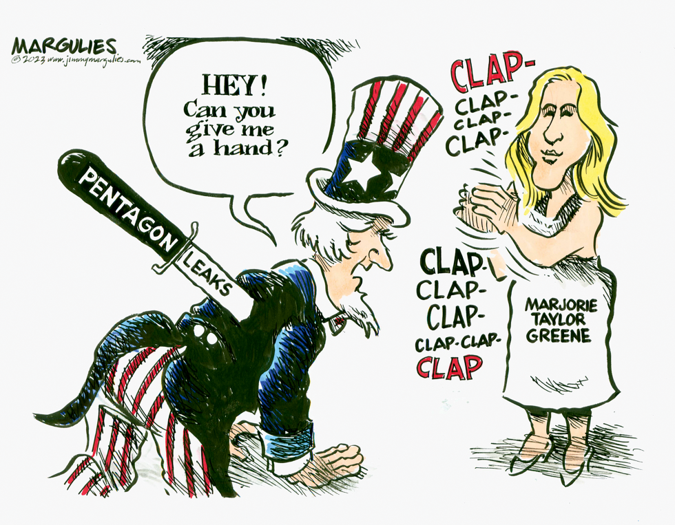 Marjorie Taylor Greene Defends Pentagon Leaker