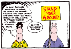 CRA GOING ON STRIKE by Ingrid Rice