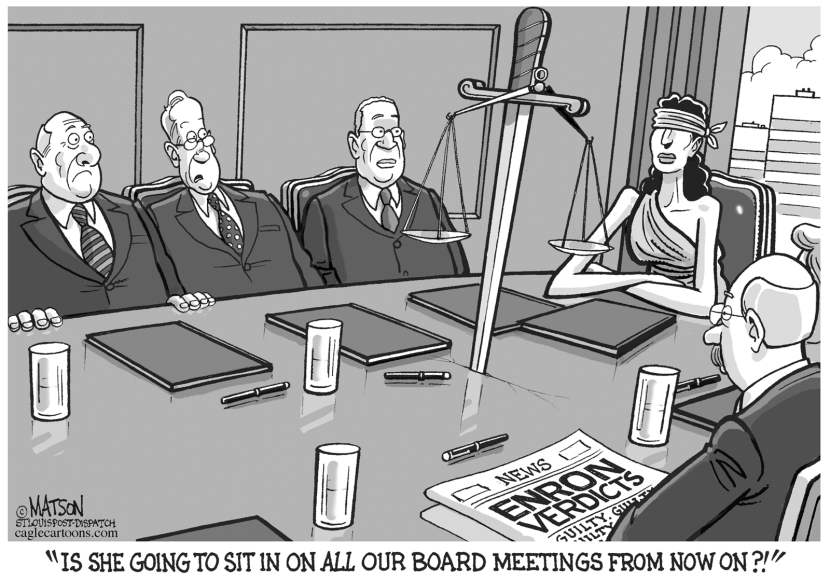 Lady Justice Joins Corporate Board