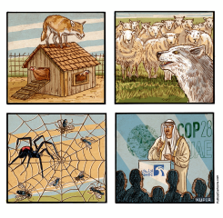 COP 28 OIL COMPANY  by Peter Kuper