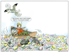ROUND AND ROUND THE PLASTIC GYRE by Taylor Jones