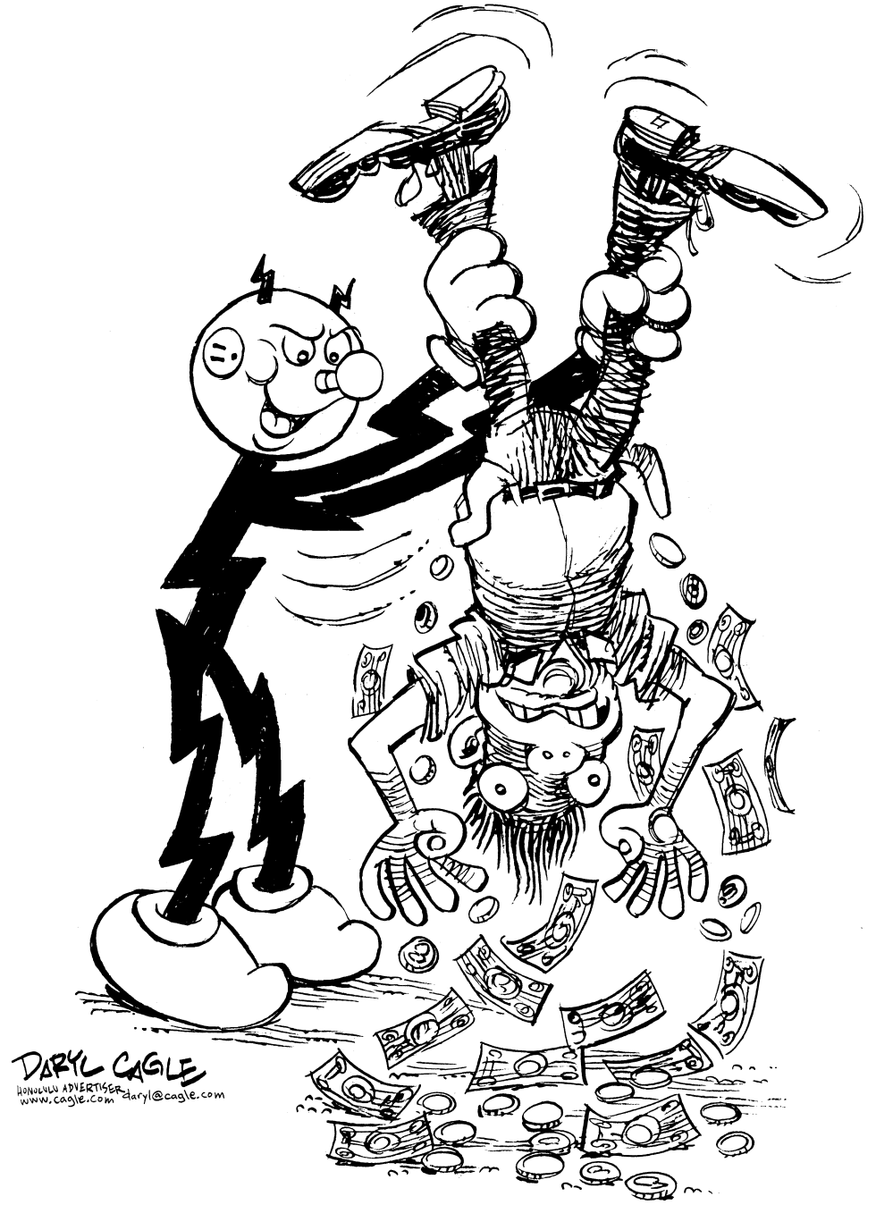  REDDY KILOWATT by Daryl Cagle