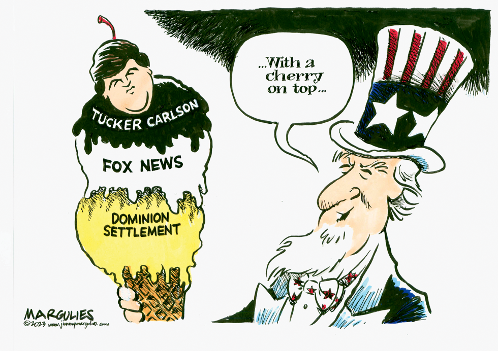 Fox News settlement and Tucker Carlson