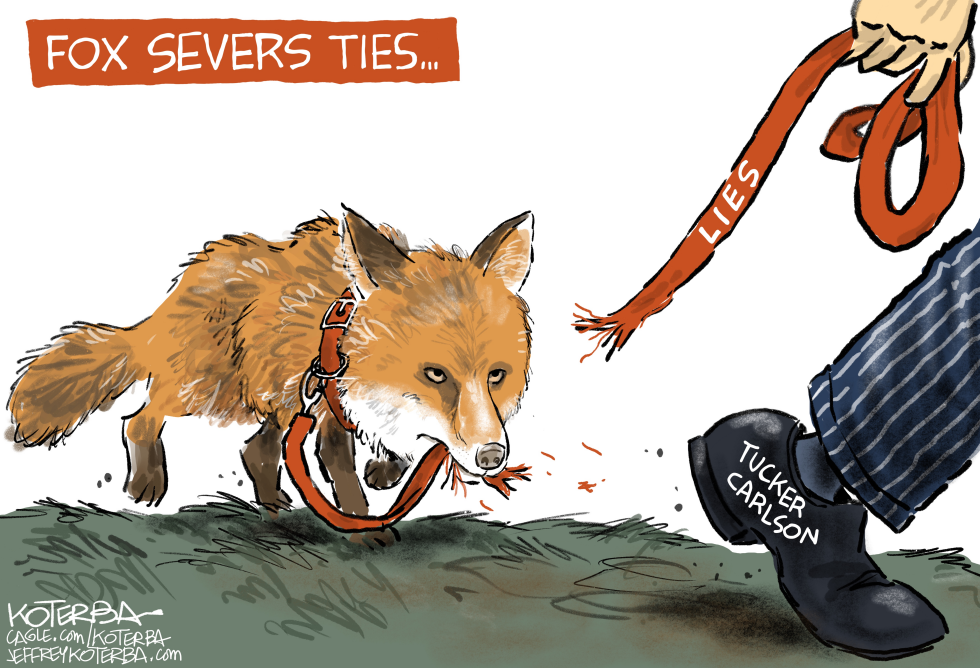 Fox Severs Ties with Carlson