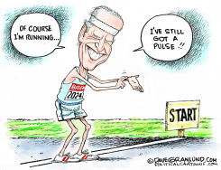 BIDEN RUNNING 2024 by Dave Granlund